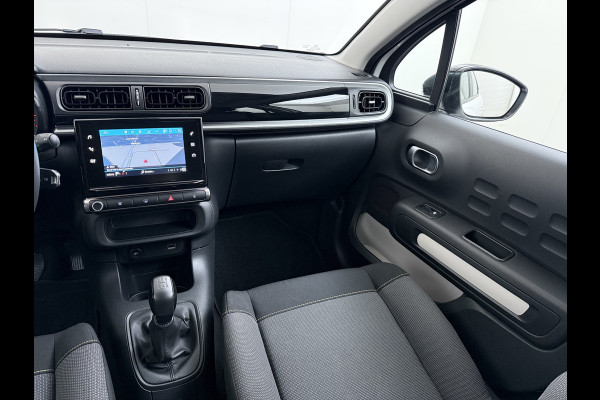Citroën C3 1.2 Navi Apple Carplay Android MirrorLink PDC Connect LMv Ecc Cruise Elektr.Spiegels+Verwarmd SpoorAssist Regensensor Feel Tel.  Lane Assist S&S Tech Feel Distributie bij 89.194 km vervangen! Slechts 40 euro per maand wegenbelasting 4 Seizoens-banden Orig. Nederlandse auto EURO6 1e Eigenaar (lease)