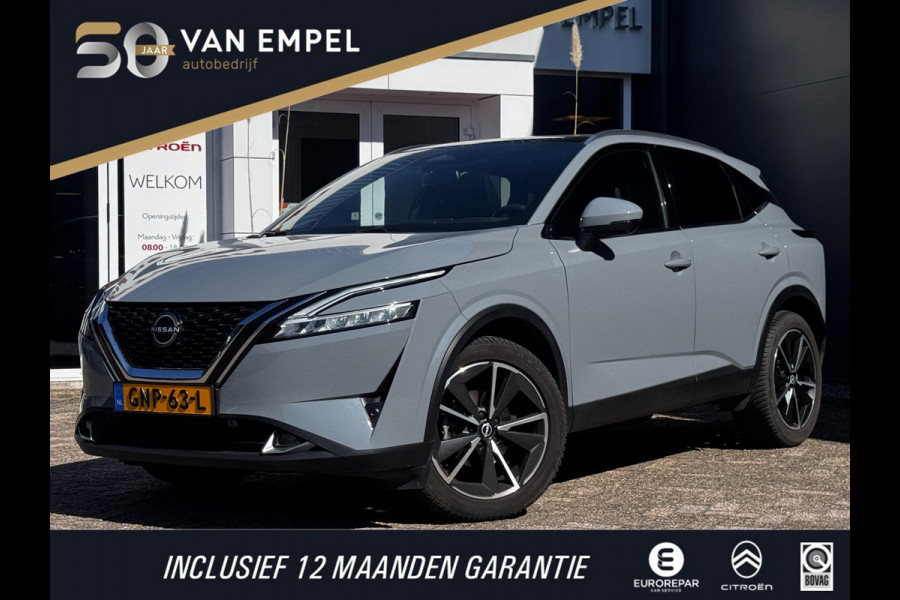 Nissan QASHQAI 1.3 MHEV Xtronic Tekna | Trekhaak | Pano | Camera 360 | Winter Pack | HUD | Adaptive Cruise |