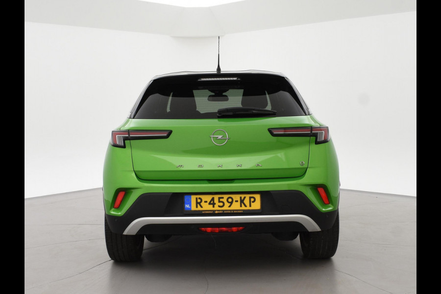 Opel Mokka-e ULTIMATE 50 KWH TWO TONE 94% SOH + LEDER/ALCANTARA | STOEL/STUURVERW. | 18 INCH | MATCHA GREEN