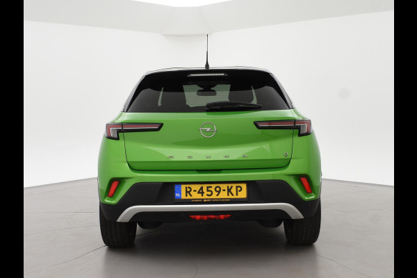 Opel Mokka-e ULTIMATE 50 KWH TWO TONE 94% SOH + LEDER/ALCANTARA | STOEL/STUURVERW. | 18 INCH | MATCHA GREEN