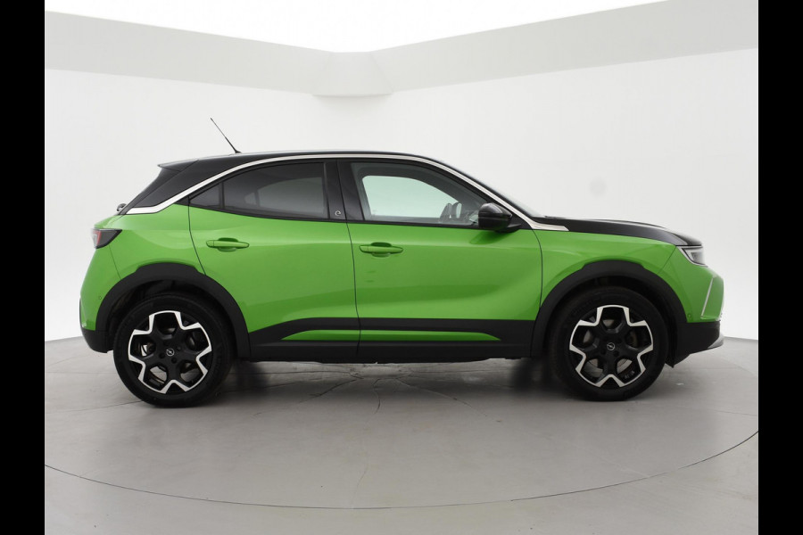 Opel Mokka-e ULTIMATE 50 KWH TWO TONE 94% SOH + LEDER/ALCANTARA | STOEL/STUURVERW. | 18 INCH | MATCHA GREEN