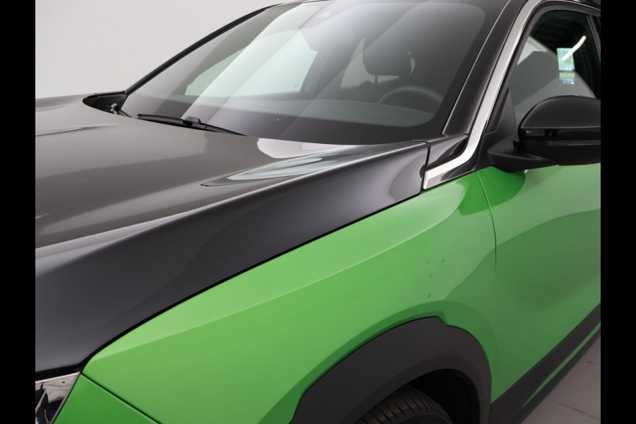 Opel Mokka-e ULTIMATE 50 KWH TWO TONE 94% SOH + LEDER/ALCANTARA | STOEL/STUURVERW. | 18 INCH | MATCHA GREEN