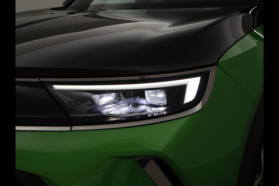 Opel Mokka-e ULTIMATE 50 KWH TWO TONE 94% SOH + LEDER/ALCANTARA | STOEL/STUURVERW. | 18 INCH | MATCHA GREEN