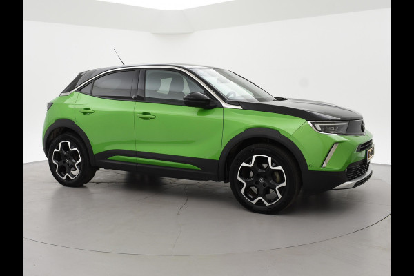 Opel Mokka-e ULTIMATE 50 KWH TWO TONE 94% SOH + LEDER/ALCANTARA | STOEL/STUURVERW. | 18 INCH | MATCHA GREEN