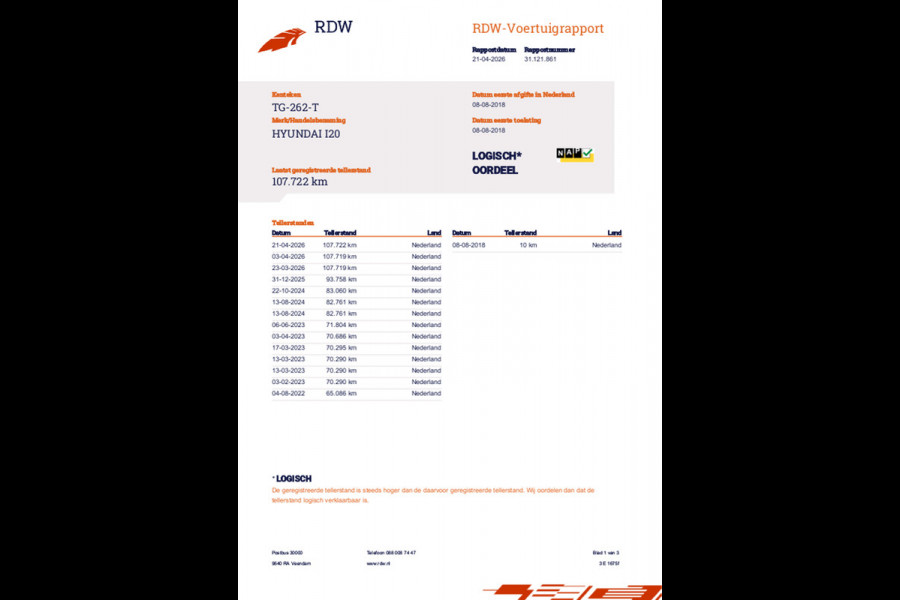 Hyundai i20 1.0 T-GDI Comfort | PDC | Camera | Navi |