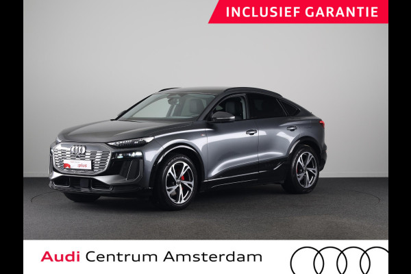 Audi Q6 Sportback e-tron S edition performance 100 kWh 306pk | Lederen bekleding | Trekhaak | Elektrisch verstelbare voorstoelen + geheugen | MMI Bijrijdersscherm | Verlengde garantie