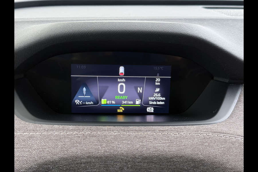 Škoda ENYAQ iV 80 82kwh 204PK Soh 95% Pano-Dak Camera Apple Carplay Android First Edition Navi 3-Zone-Ecc 19"lm PDC-a+v Adaptive-Cruise Lane-Assist Luxus E-Call Stuurverwarming Led Isofix Keyless-Go DAB Rijstrooksensor Origineel Nederlandse Auto Nieuwprijs €  53.000,-