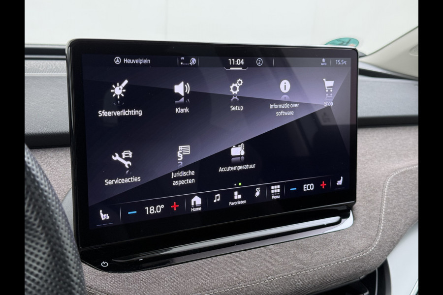 Škoda ENYAQ iV 80 82kwh 204PK Soh 95% Pano-Dak Camera Apple Carplay Android First Edition Navi 3-Zone-Ecc 19"lm PDC-a+v Adaptive-Cruise Lane-Assist Luxus E-Call Stuurverwarming Led Isofix Keyless-Go DAB Rijstrooksensor Origineel Nederlandse Auto Nieuwprijs €  53.000,-