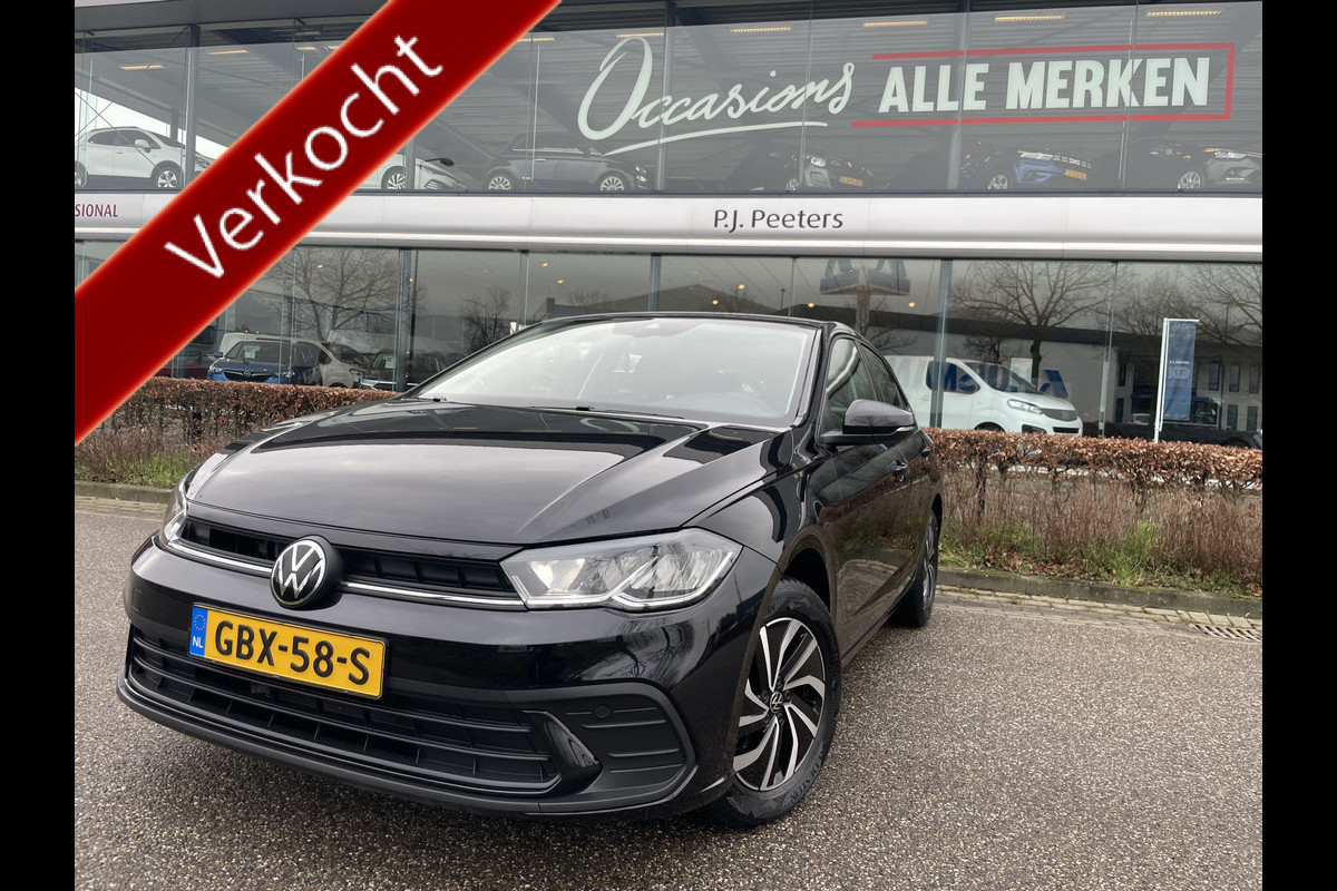 Volkswagen Polo 1.0 TSI Life Airco- Apple carplay - Cruise control - Navigatie - Parkeersensoren - Licht metalen velgen 15 inch - Bluetooth - Led verlichting - Radio - Elektrische ramen - Start/stop systeem - Stuur leder