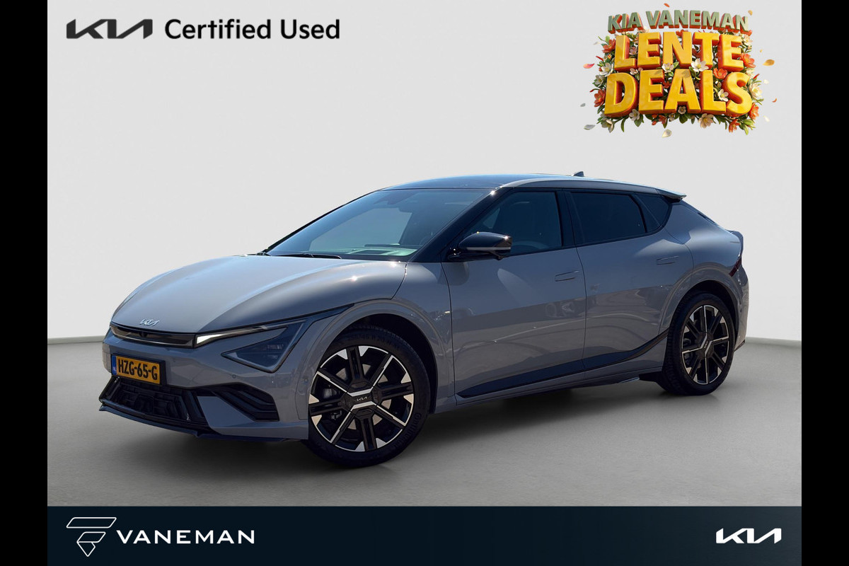 Kia Ev6 GT-Line 84 kWh Camera | Stoelverkoeling & Verwarming | Apple Carplay & Android Auto | 360 Camera | Elektrische Geheugenstoelen | Adapt. Cruise | Pano |