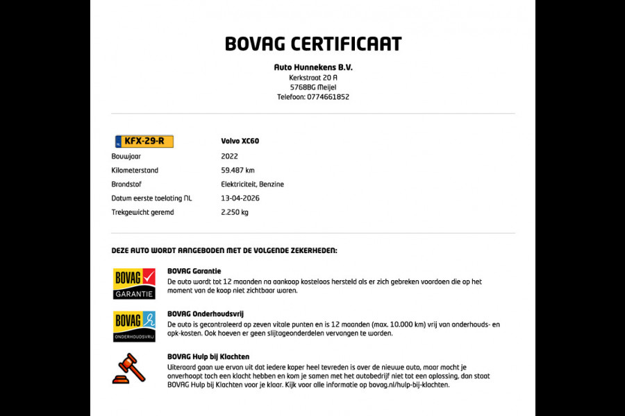 Volvo XC60 2.0 T6 Plug-in hybrid AWD Plus Dark Long range | Trekhaak | Open dak | Adapt. cruise | Stuur-/stoelverwarming | Memory | Harman/Kardon