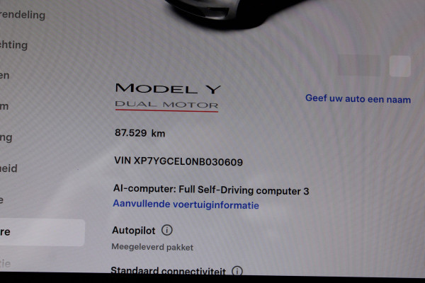 Tesla Model Y PERFORMANCE AWD 75 kWh SOh 92,4% PANO LEER AUTOPILOT 87000KM!!!