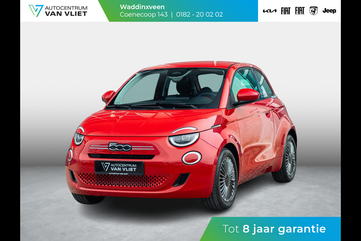Fiat 500 Hybrid Torino Launch Edition | Private Lease € 379,- | New | Clima | Carplay | PDC | Priv Glass | Rosso Passione