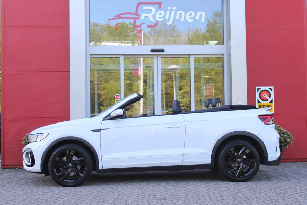 Volkswagen T-Roc Cabrio 1.5 TSI 150PK AUTOMAAT R-LINE BLACK STYLE | ACHTERUITRIJCAMERA | NAVIGATIE  | IQ LIGHT MATRIX KOPLAMPEN | DAB+ RADIO | DRAADLOOS APPLE CARPLAY/ANDROID AUTO | ADAPTIVE CRUISE CONTROL | STOEL/STUUR VERWARMING | 18" LICHTMETALEN VELGEN BLACK | PARKEERSENSOREN VOOR + ACHTER | VIRTUAL COCKPIT | DODEHOEK DETECTIE | R-LINE BEKLEDING | DAB+ RADIO |