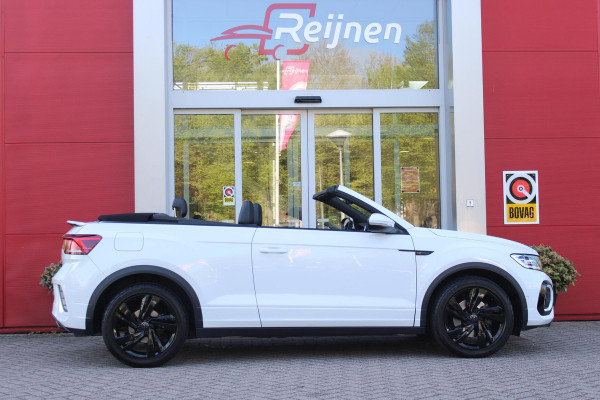 Volkswagen T-Roc Cabrio 1.5 TSI 150PK AUTOMAAT R-LINE BLACK STYLE | ACHTERUITRIJCAMERA | NAVIGATIE  | IQ LIGHT MATRIX KOPLAMPEN | DAB+ RADIO | DRAADLOOS APPLE CARPLAY/ANDROID AUTO | ADAPTIVE CRUISE CONTROL | STOEL/STUUR VERWARMING | 18" LICHTMETALEN VELGEN BLACK | PARKEERSENSOREN VOOR + ACHTER | VIRTUAL COCKPIT | DODEHOEK DETECTIE | R-LINE BEKLEDING | DAB+ RADIO |
