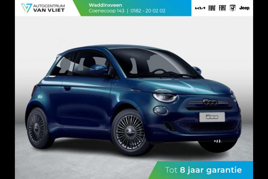 Fiat 500 Hybrid Torino Launch Edition | Private Lease € 387,- | New | Clima | Carplay | PDC | Priv Glass | Ocean Green
