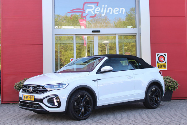 Volkswagen T-Roc Cabrio 1.5 TSI 150PK AUTOMAAT R-LINE BLACK STYLE | ACHTERUITRIJCAMERA | NAVIGATIE  | IQ LIGHT MATRIX KOPLAMPEN | DAB+ RADIO | DRAADLOOS APPLE CARPLAY/ANDROID AUTO | ADAPTIVE CRUISE CONTROL | STOEL/STUUR VERWARMING | 18" LICHTMETALEN VELGEN BLACK | PARKEERSENSOREN VOOR + ACHTER | VIRTUAL COCKPIT | DODEHOEK DETECTIE | R-LINE BEKLEDING | DAB+ RADIO |