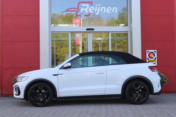 Volkswagen T-Roc Cabrio 1.5 TSI 150PK AUTOMAAT R-LINE BLACK STYLE | ACHTERUITRIJCAMERA | NAVIGATIE  | IQ LIGHT MATRIX KOPLAMPEN | DAB+ RADIO | DRAADLOOS APPLE CARPLAY/ANDROID AUTO | ADAPTIVE CRUISE CONTROL | STOEL/STUUR VERWARMING | 18" LICHTMETALEN VELGEN BLACK | PARKEERSENSOREN VOOR + ACHTER | VIRTUAL COCKPIT | DODEHOEK DETECTIE | R-LINE BEKLEDING | DAB+ RADIO |