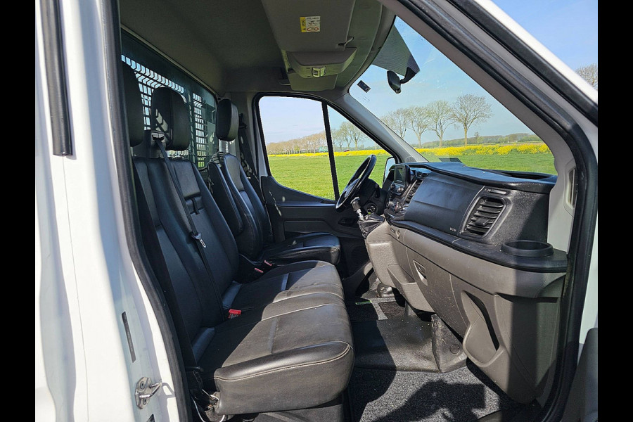 Ford Transit 350 2.0 TDCI L4H1 L4 Open Laadbak Airco Trekhaak PDC Euro6 131 PK!
