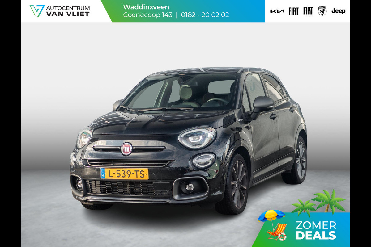 Fiat 500X 1.3 Turbo 150pk Sport l Automaat l Navi l Clima l Camera | Apple Carplay | PDC | 18" | Priv. Glass