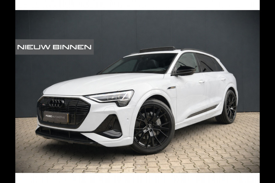 Audi e-tron e-tron 50 quattro Launch edition Black 71 kWh | Black Edition | Panoramadak | Memory Seat | Luchtvering | Adaptive Cruise Control | Keyless | Matrix LED | Stoelverwarming | NAP |