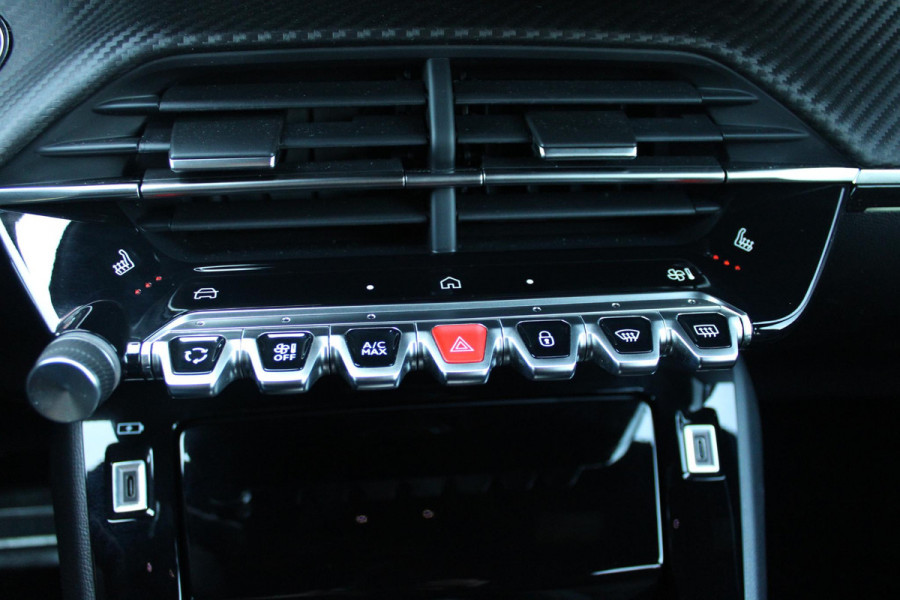 Peugeot 208 1.2 Hybrid 145PK AUTOMAAT GT | ALCANTARA "EXECUTIVE INTERIOR" (STOEL VERWARMING/ELEKTRISCH VERSTELBARE BESTUUDERSSTOEL MET MASSAGE FUNCTIE/ALCANTARA BEKLEDING | METAALLAK "JAUNE AGUENDA" | DRIVE ASSIST PLUS PACK (ADAPTIVE CRUISE CONTROL/STOP & GO FUNCTIE/LANE KEEPING/POSITIONING ASSIST) | 17" LICHTMETALEN VELGEN "YANAKA" | SFEER VERLICHTING IN 8 KLEUREN | KEYLESS ENTRY/START | DRAADLOZE APPLE CARPLAY/ANDROID AUTO | DRAADLOZE TELEFOONLADER | VISION & NAVIGATION PACK (NAVIGATIE/HD CAMERA VOOR EN ACHTER/DODEHOEK BEWAKING/INSTAPVERLICHTING | FULL LED KOPLAMPEN |