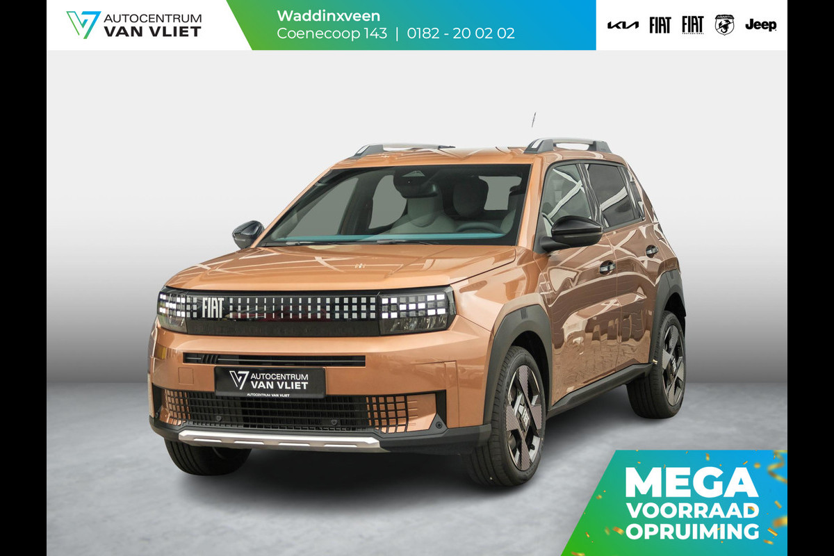 Fiat Grande Panda La Prima 44 kWh | Uit voorraad leverbaar | Clima | Cruise | Camera | Apple Carplay | 17" | Navi | Winter Pack