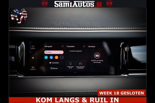 Dodge Ram 1500 Limited Night High Output 540HP 706Nm | Massage + Full Option | De Meest Luxe en Volle Pick-Up in zijn Klasse | Comfortabele Dubbele Cabine met Royale 5 Zitplaatsen | BPM vrij | Nu Leverbaar uit Voorraad | Voorraad Nr 2351 - 7478