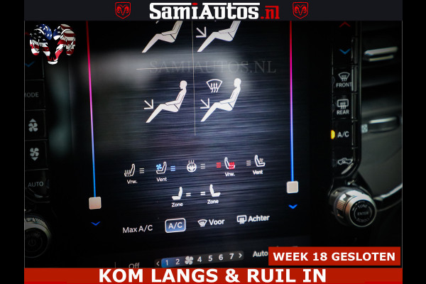 Dodge Ram 1500 Limited Night High Output 540HP 706Nm | Massage + Full Option | De Meest Luxe en Volle Pick-Up in zijn Klasse | Comfortabele Dubbele Cabine met Royale 5 Zitplaatsen | BPM vrij | Nu Leverbaar uit Voorraad | Voorraad Nr 2351 - 7478