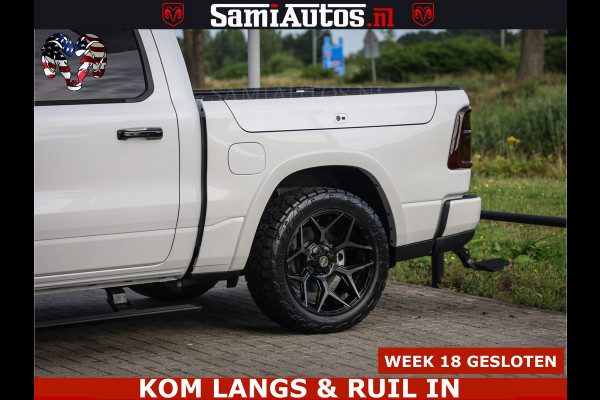 Dodge Ram 1500 Limited Night High Output 540HP 706Nm | Massage + Full Option | De Meest Luxe en Volle Pick-Up in zijn Klasse | Comfortabele Dubbele Cabine met Royale 5 Zitplaatsen | BPM vrij | Nu Leverbaar uit Voorraad | Voorraad Nr 2351 - 7478