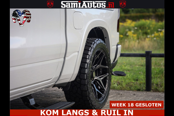 Dodge Ram 1500 Limited Night High Output 540HP 706Nm | Massage + Full Option | De Meest Luxe en Volle Pick-Up in zijn Klasse | Comfortabele Dubbele Cabine met Royale 5 Zitplaatsen | BPM vrij | Nu Leverbaar uit Voorraad | Voorraad Nr 2351 - 7478