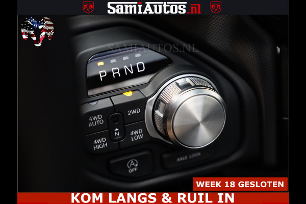 Dodge Ram 1500 Limited Night High Output 540HP 706Nm | Massage + Full Option | De Meest Luxe en Volle Pick-Up in zijn Klasse | Comfortabele Dubbele Cabine met Royale 5 Zitplaatsen | BPM vrij | Nu Leverbaar uit Voorraad | Voorraad Nr 2351 - 7478