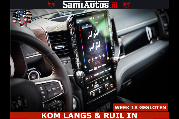 Dodge Ram 1500 Limited Night High Output 540HP 706Nm | Massage + Full Option | De Meest Luxe en Volle Pick-Up in zijn Klasse | Comfortabele Dubbele Cabine met Royale 5 Zitplaatsen | BPM vrij | Nu Leverbaar uit Voorraad | Voorraad Nr 2351 - 7478