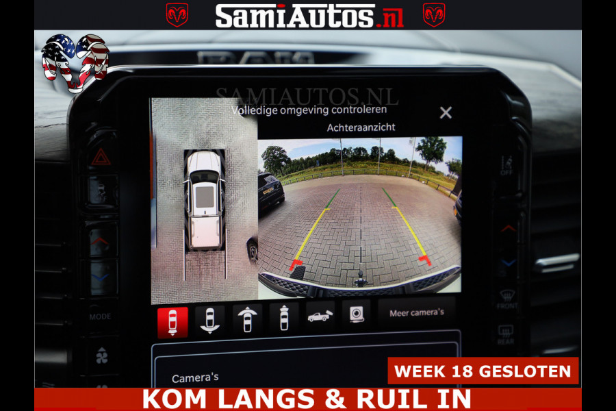 Dodge Ram 1500 Limited Night High Output 540HP 706Nm | Massage + Full Option | De Meest Luxe en Volle Pick-Up in zijn Klasse | Comfortabele Dubbele Cabine met Royale 5 Zitplaatsen | BPM vrij | Nu Leverbaar uit Voorraad | Voorraad Nr 2351 - 7478