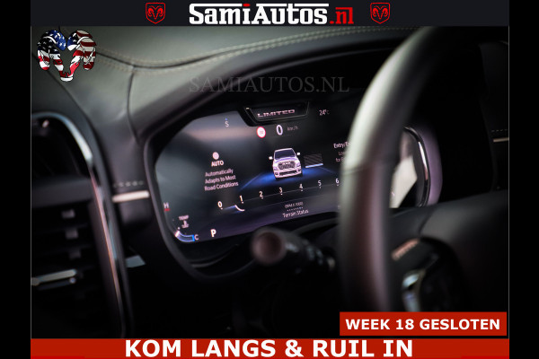 Dodge Ram 1500 Limited Night High Output 540HP 706Nm | Massage + Full Option | De Meest Luxe en Volle Pick-Up in zijn Klasse | Comfortabele Dubbele Cabine met Royale 5 Zitplaatsen | BPM vrij | Nu Leverbaar uit Voorraad | Voorraad Nr 2351 - 7478