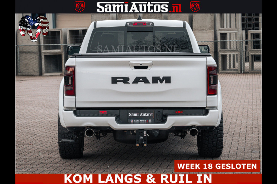 Dodge Ram V8 5.7 402PK | LARAMIE SPORT | Krachtige Hemi | Panorama Dak | 12' Scherm | LPG | Comfortabele Dubbele Cabine met Royale 5 Zitplaatsen | NIEUW EN BPM vrij | Nu Leverbaar uit Voorraad | Nr 2529 - 1277 |