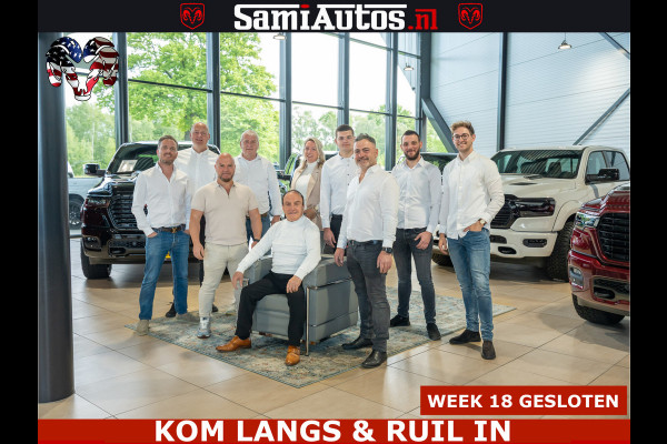 Dodge Ram V8 5.7 402PK | LARAMIE SPORT | Krachtige Hemi | Panorama Dak | 12' Scherm | LPG | Comfortabele Dubbele Cabine met Royale 5 Zitplaatsen | NIEUW EN BPM vrij | Nu Leverbaar uit Voorraad | Nr 2529 - 1277 |