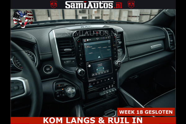 Dodge Ram V8 5.7 402PK | LARAMIE SPORT | Krachtige Hemi | Panorama Dak | 12' Scherm | LPG | Comfortabele Dubbele Cabine met Royale 5 Zitplaatsen | NIEUW EN BPM vrij | Nu Leverbaar uit Voorraad | Nr 2529 - 1277 |