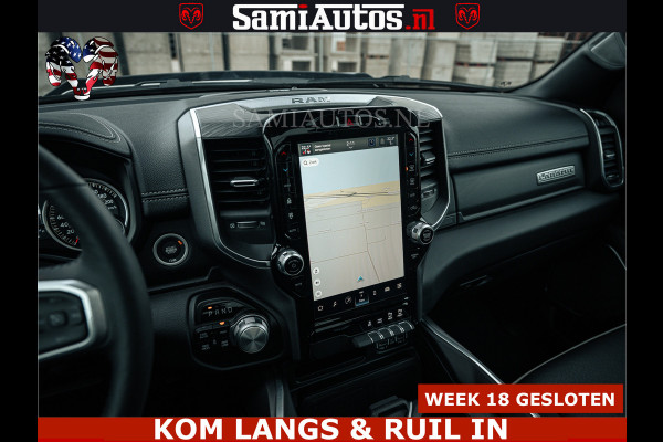 Dodge Ram V8 5.7 402PK | LARAMIE SPORT | Krachtige Hemi | Panorama Dak | 12' Scherm | LPG | Comfortabele Dubbele Cabine met Royale 5 Zitplaatsen | NIEUW EN BPM vrij | Nu Leverbaar uit Voorraad | Nr 2529 - 1277 |