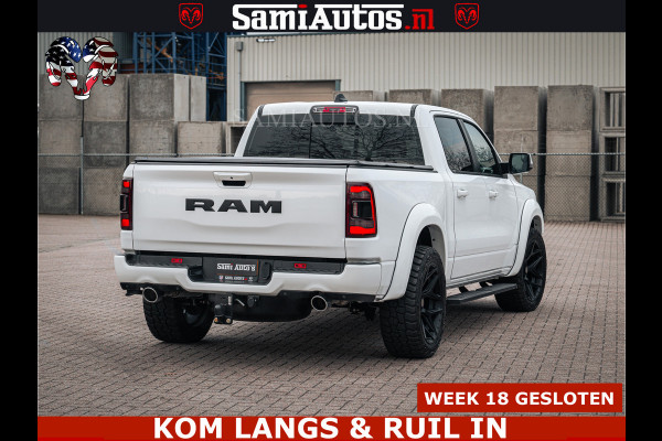 Dodge Ram V8 5.7 402PK | LARAMIE SPORT | Krachtige Hemi | Panorama Dak | 12' Scherm | LPG | Comfortabele Dubbele Cabine met Royale 5 Zitplaatsen | NIEUW EN BPM vrij | Nu Leverbaar uit Voorraad | Nr 2529 - 1277 |