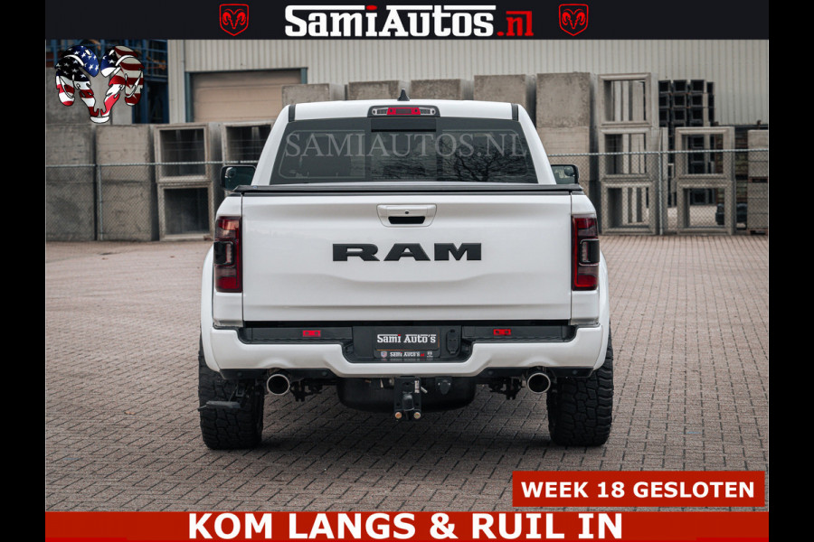 Dodge Ram V8 5.7 402PK | LARAMIE SPORT | Krachtige Hemi | Panorama Dak | 12' Scherm | LPG | Comfortabele Dubbele Cabine met Royale 5 Zitplaatsen | NIEUW EN BPM vrij | Nu Leverbaar uit Voorraad | Nr 2529 - 1277 |