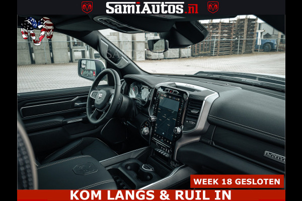 Dodge Ram V8 5.7 402PK | LARAMIE SPORT | Krachtige Hemi | Panorama Dak | 12' Scherm | LPG | Comfortabele Dubbele Cabine met Royale 5 Zitplaatsen | NIEUW EN BPM vrij | Nu Leverbaar uit Voorraad | Nr 2529 - 1277 |