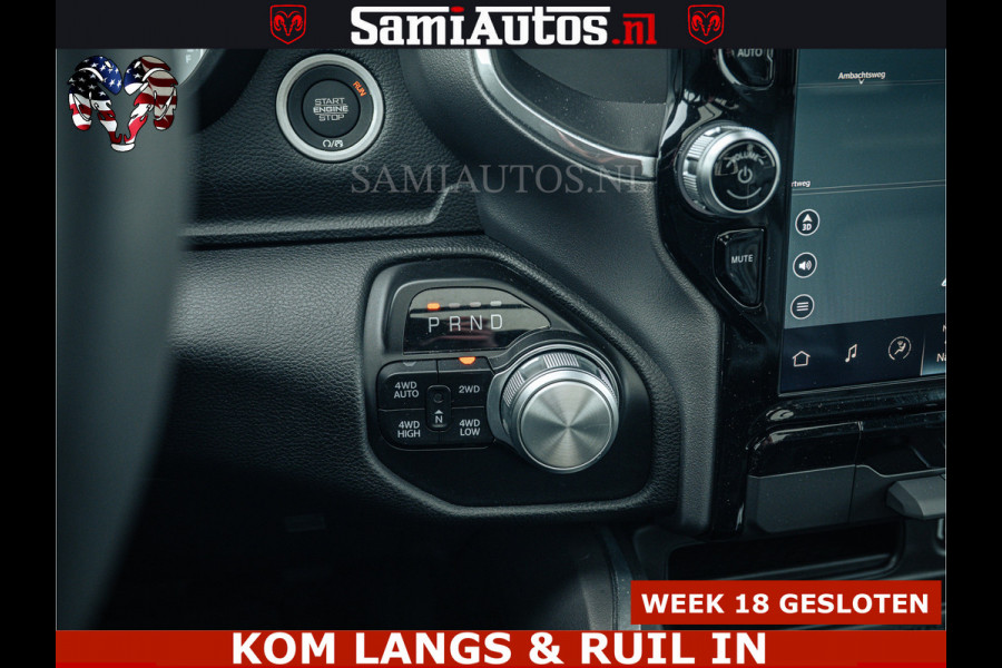 Dodge Ram V8 5.7 402PK | LARAMIE SPORT | Krachtige Hemi | Panorama Dak | 12' Scherm | LPG | Comfortabele Dubbele Cabine met Royale 5 Zitplaatsen | NIEUW EN BPM vrij | Nu Leverbaar uit Voorraad | Nr 2529 - 1277 |