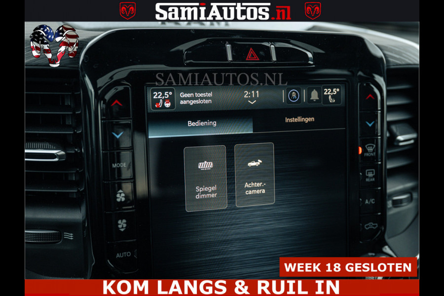 Dodge Ram V8 5.7 402PK | LARAMIE SPORT | Krachtige Hemi | Panorama Dak | 12' Scherm | LPG | Comfortabele Dubbele Cabine met Royale 5 Zitplaatsen | NIEUW EN BPM vrij | Nu Leverbaar uit Voorraad | Nr 2529 - 1277 |
