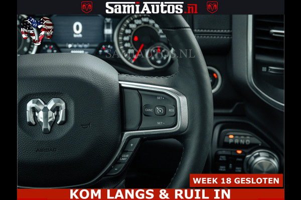 Dodge Ram V8 5.7 402PK | LARAMIE SPORT | Krachtige Hemi | Panorama Dak | 12' Scherm | LPG | Comfortabele Dubbele Cabine met Royale 5 Zitplaatsen | NIEUW EN BPM vrij | Nu Leverbaar uit Voorraad | Nr 2529 - 1277 |
