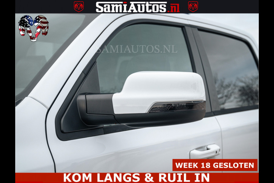 Dodge Ram V8 5.7 402PK | LARAMIE SPORT | Krachtige Hemi | Panorama Dak | 12' Scherm | LPG | Comfortabele Dubbele Cabine met Royale 5 Zitplaatsen | NIEUW EN BPM vrij | Nu Leverbaar uit Voorraad | Nr 2529 - 1277 |