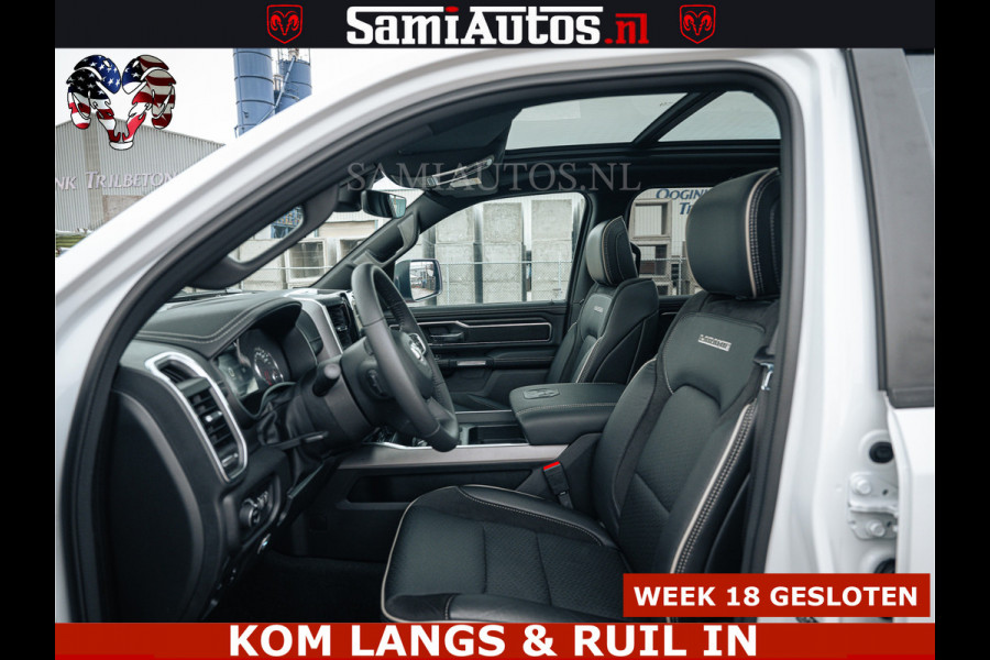 Dodge Ram V8 5.7 402PK | LARAMIE SPORT | Krachtige Hemi | Panorama Dak | 12' Scherm | LPG | Comfortabele Dubbele Cabine met Royale 5 Zitplaatsen | NIEUW EN BPM vrij | Nu Leverbaar uit Voorraad | Nr 2529 - 1277 |