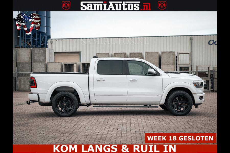 Dodge Ram V8 5.7 402PK | LARAMIE SPORT | Krachtige Hemi | Panorama Dak | 12' Scherm | LPG | Comfortabele Dubbele Cabine met Royale 5 Zitplaatsen | NIEUW EN BPM vrij | Nu Leverbaar uit Voorraad | Nr 2529 - 1277 |
