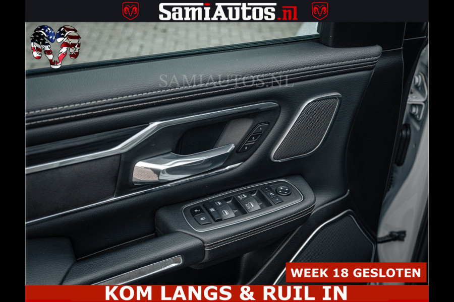 Dodge Ram V8 5.7 402PK | LARAMIE SPORT | Krachtige Hemi | Panorama Dak | 12' Scherm | LPG | Comfortabele Dubbele Cabine met Royale 5 Zitplaatsen | NIEUW EN BPM vrij | Nu Leverbaar uit Voorraad | Nr 2529 - 1277 |