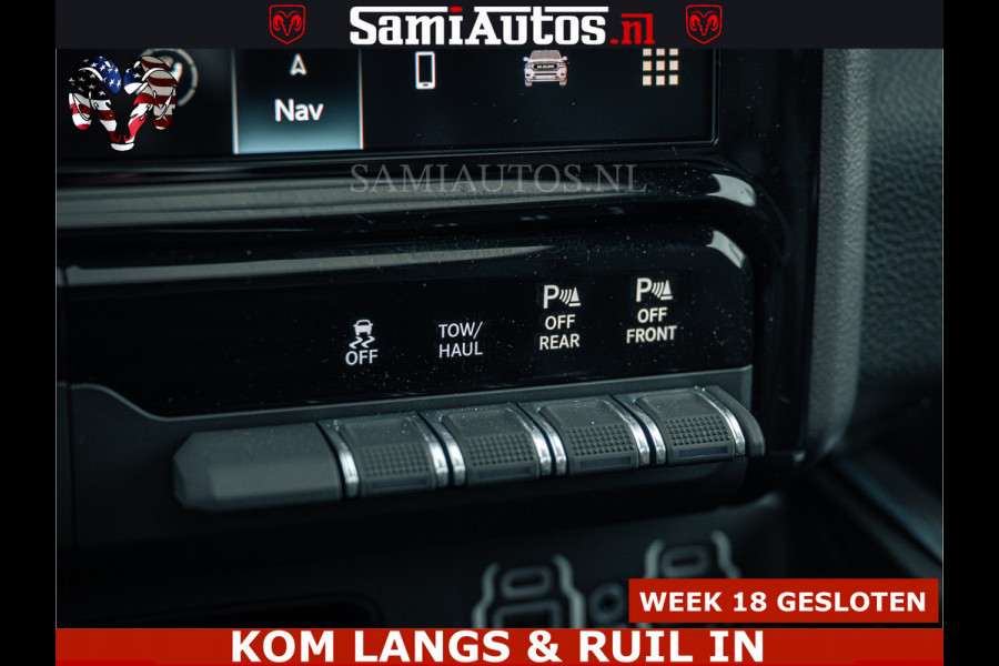 Dodge Ram V8 5.7 402PK | LARAMIE SPORT | Krachtige Hemi | Panorama Dak | 12' Scherm | LPG | Comfortabele Dubbele Cabine met Royale 5 Zitplaatsen | NIEUW EN BPM vrij | Nu Leverbaar uit Voorraad | Nr 2529 - 1277 |